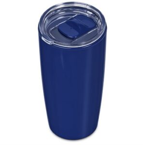 Daytona 2-In-1 Double-Wall Tumbler (600ml) - navy (AL-246)