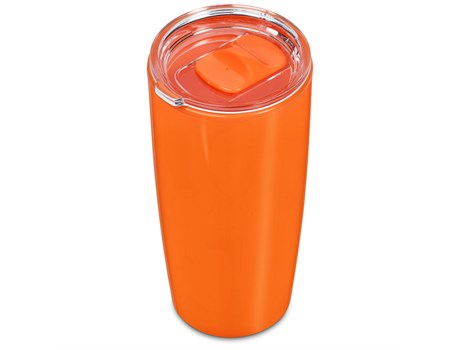Daytona 2-In-1 Double-Wall Tumbler (600ml) - orange (AL-246)
