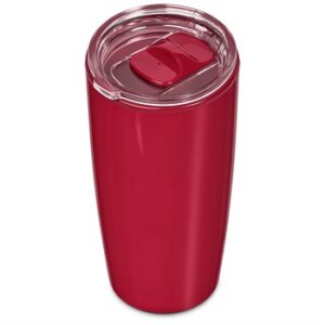 Daytona 2-In-1 Double-Wall Tumbler (600ml) - red (AL-246)