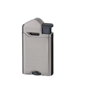 Eurojet Cigar Lighter - Flat Flame GunMetal Satin Lighter (Ligh073)