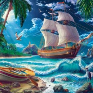 First Night on New Land (1500 Piece Puzzle)