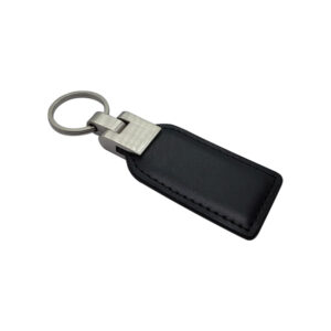 Genuine Leather Key Holder with Metal Ring (GL-44733)