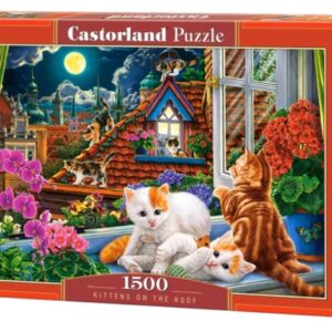 Kittens on the Roof (1500 Piece Puzzle)