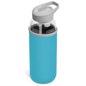Kooshty Sipper Neo Glass Water Bottle (850ml) - cyan (KS-1041)