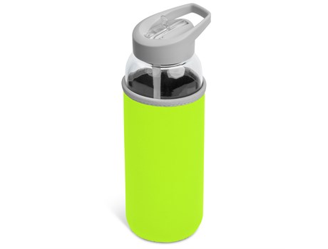 Kooshty Sipper Neo Glass Water Bottle (850ml) - lime (KS-1041)