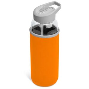 Kooshty Sipper Neo Glass Water Bottle (850ml) - orange (KS-1041)