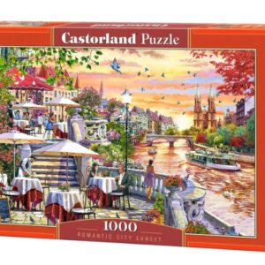 Romantic City Sunset (1000 Piece Puzzle)