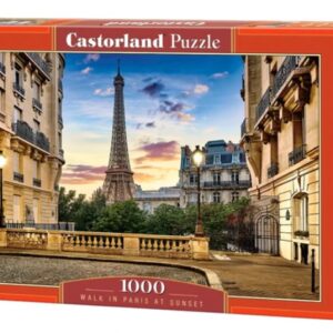 Walk in Paris at Sunset (1000 Piece Puzzle)