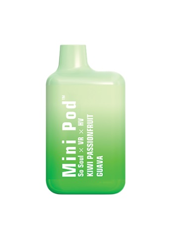 Mini Pod Disposable Vape - 1000 puff 50mg - Kiwi Passionfruit Guava (MPV03)