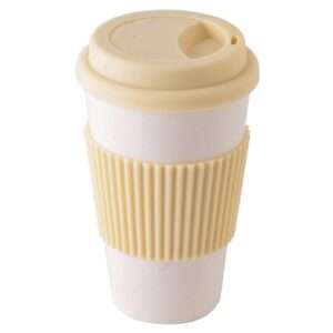 Bamboo 350ml Coffee Mug - cream (P2610C)