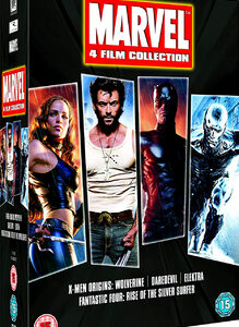 Marvel: Elektra/Daredevil/ X-Men Origins Wolverine/Fantasic 4: Rise of The Silver Surfer (DVD)