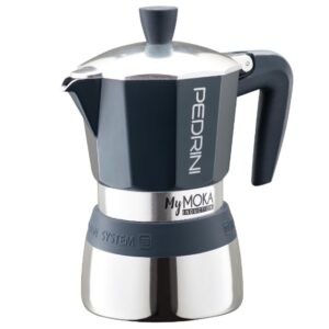 Pedrini Induction Coffee Maker 6 Cups - Navy (02CF096)