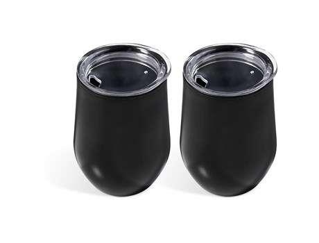 Serendipio Madison Cup Duo Set - black (SD-194)