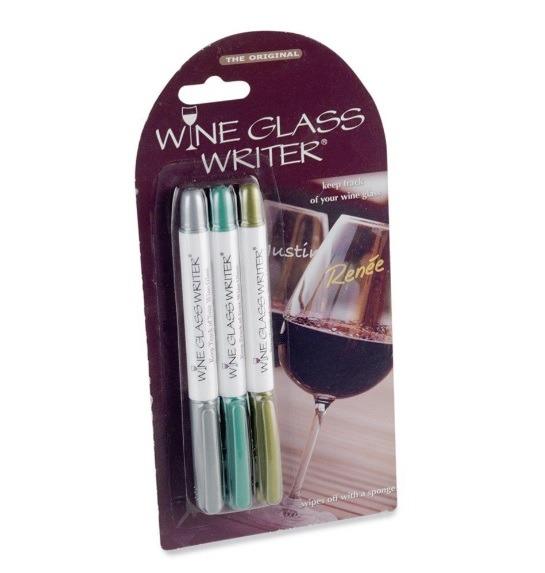Wine Glass Writer - Original Metallic (set of 3)