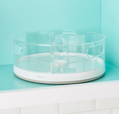 Youcopia Crazy Susan Turntable with 3 Bins (50207)
