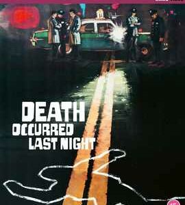 Death Occurred Last Night (Blu Ray) - Limited Edition
