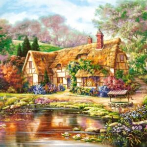 Twilight At Woodgreen Pond (3000 Piece Puzzle)
