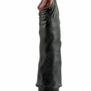 Amaras Play Thing Flexible Vibes 7.5 Inch PVC Black Dong Vibrator