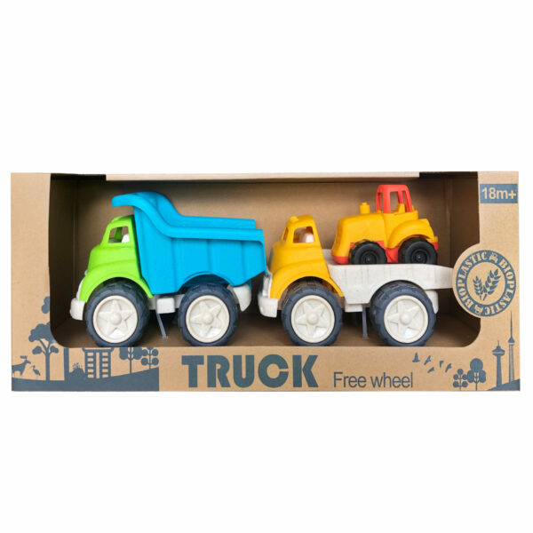 Bioplastic Mini Dump and Transport Trucks (RGSLC101)