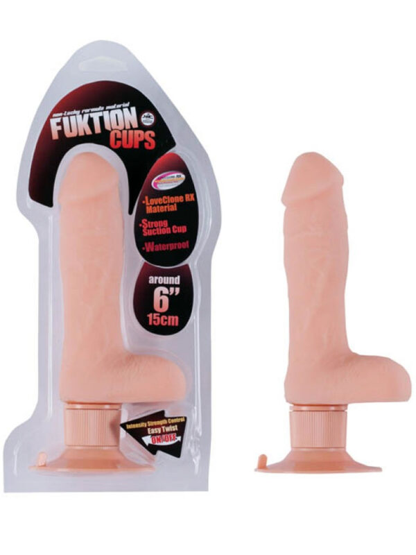 Fuktion Cups 7 Inch Multi-Speed Vibrator With Suction Cup