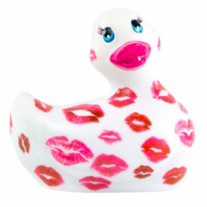 I Rub My Duckie Romance White and Pink Bath or Shower Vibrator