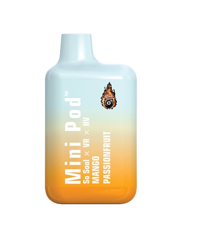 Mini Pod Disposable Vape - 1000 puff 50mg - Mango Passionfruit (MPV07)