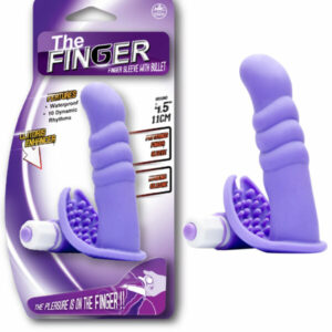 The Finger 4.5 Inch Silicone Vibrating Finger Sleeve