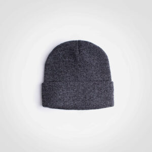 Frost Melange Beanie - charcoal
