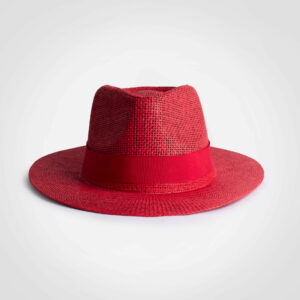 Panama Hat - red