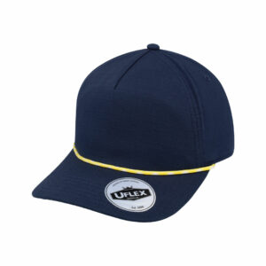 Uflex 5 Panel Ripstop Unstructured Cap - navy/smoothie (U23508)