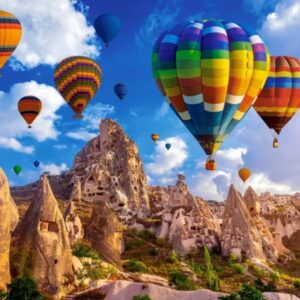 Colorful Balloons, Cappadocia (2000 Piece Puzzle)