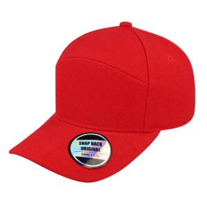 Horizon Curved Peak Snapback - red (S23601)