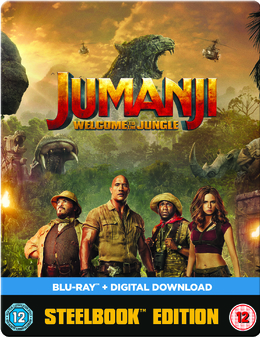 Jumanji: Welcome To The Jungle (Blu Ray Steelbook) - Limited Edition
