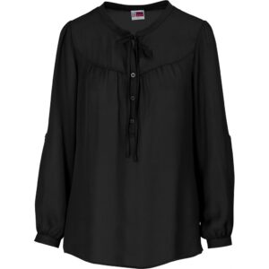 US Basic Long Sleeve Candice Blouse - Ladies - black