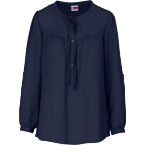 US Basic Long Sleeve Candice Blouse - Ladies - navy