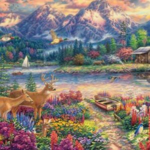 Spring Mountain Majesty (1500 Piece Puzzle)