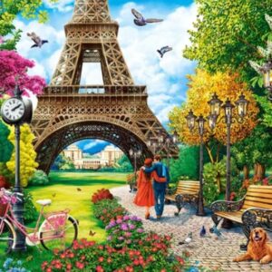 Spring in Paris (1000 Piece Puzzle)