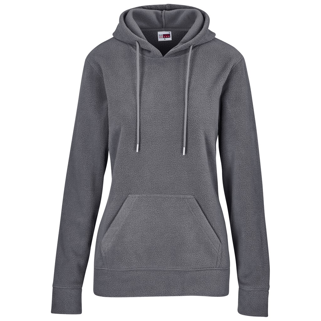 US Basic Dawson Polar Fleece Hooded Sweater - Ladies - charcoal (UB-20)