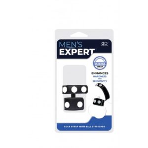 Mens Expert Cock Strap With Ball Stretcher - stock on hand