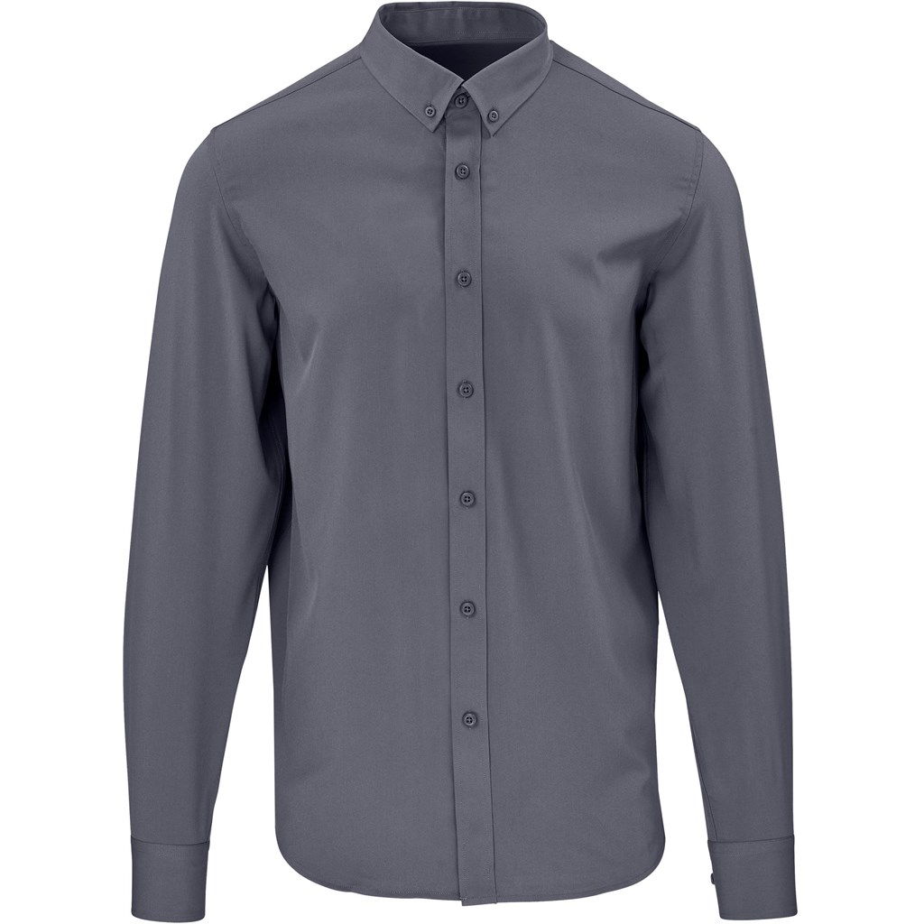 Alex Varga Long Sleeve Sorrento Shirt - Mens - charcoal (AV-186)