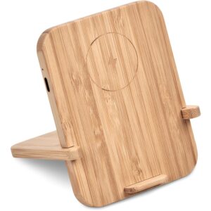 Okiyo Noryoku Bamboo Wireless Charging Phone Stand (OK-414)