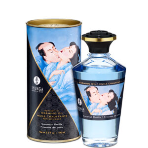 Shunga Aphrodisiac Warming Oil - Coconut Thrills, 100ml