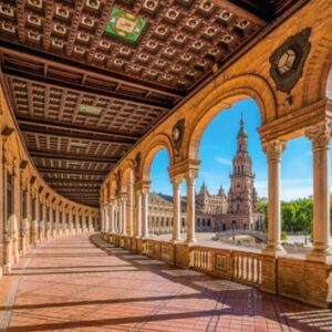 Spanish Square, Seville, Spain (1000 Piece Puzzle)