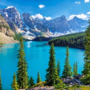 Spring at Moraine Lake, Canada (500 Piece Puzzle)