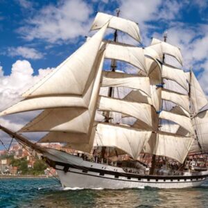 Tall Ship Leaving Harbour (500 Piece Puzzle)