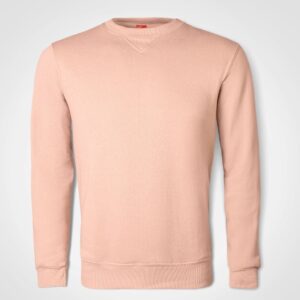 Basic Crew Neck Sweater - dusty pink