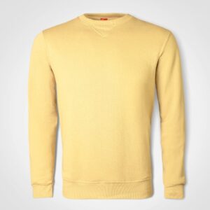 Basic Crew Neck Sweater - lemon