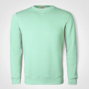 Basic Crew Neck Sweater - mint green