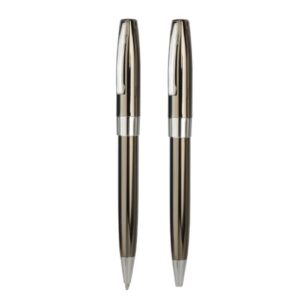 Bettoni Mantis Metal Ballpen and Pencil Set - Gun Metal (B1925)