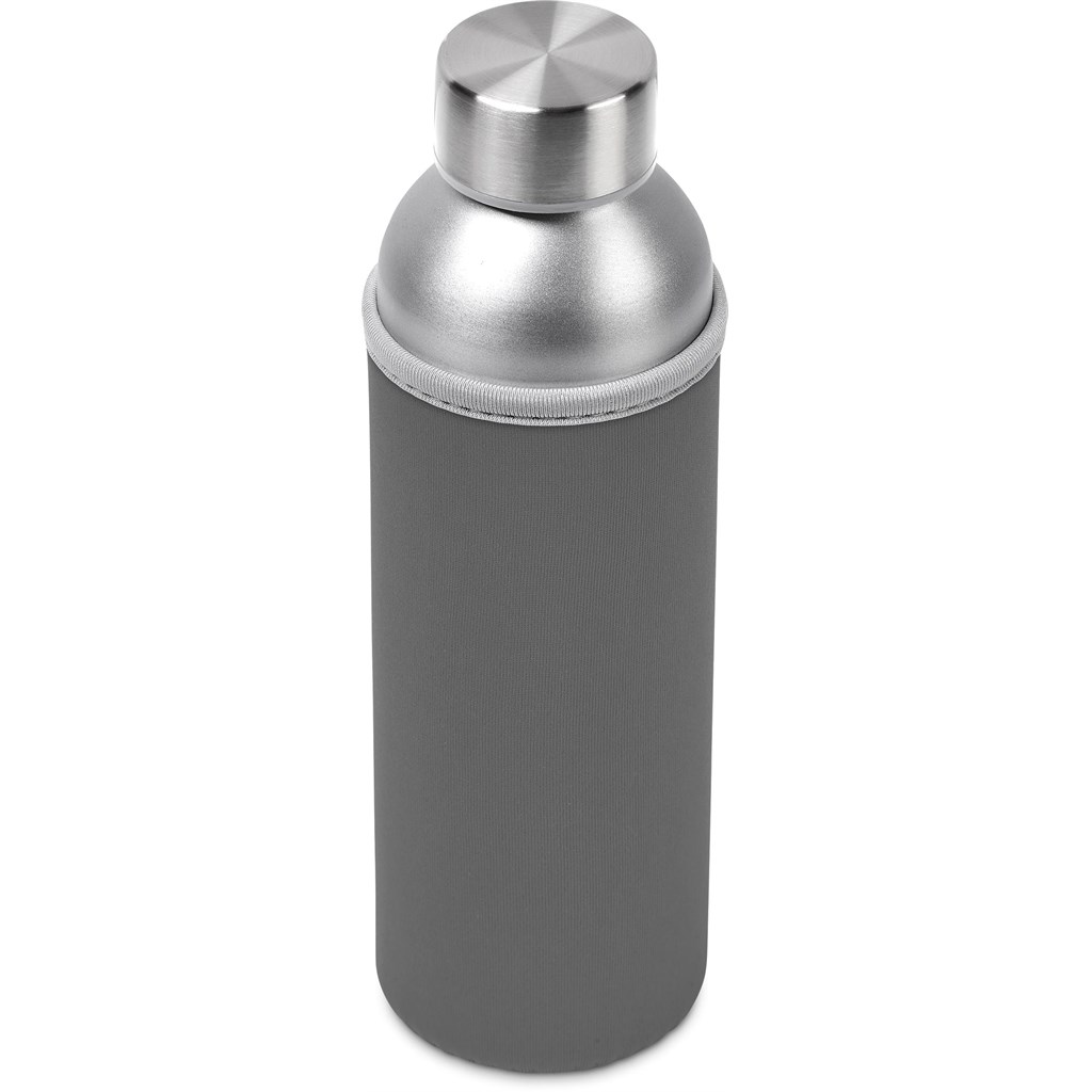 Kooshty Tosla Recycled Aluminium Water Bottle - 650ml - grey (KS-23)